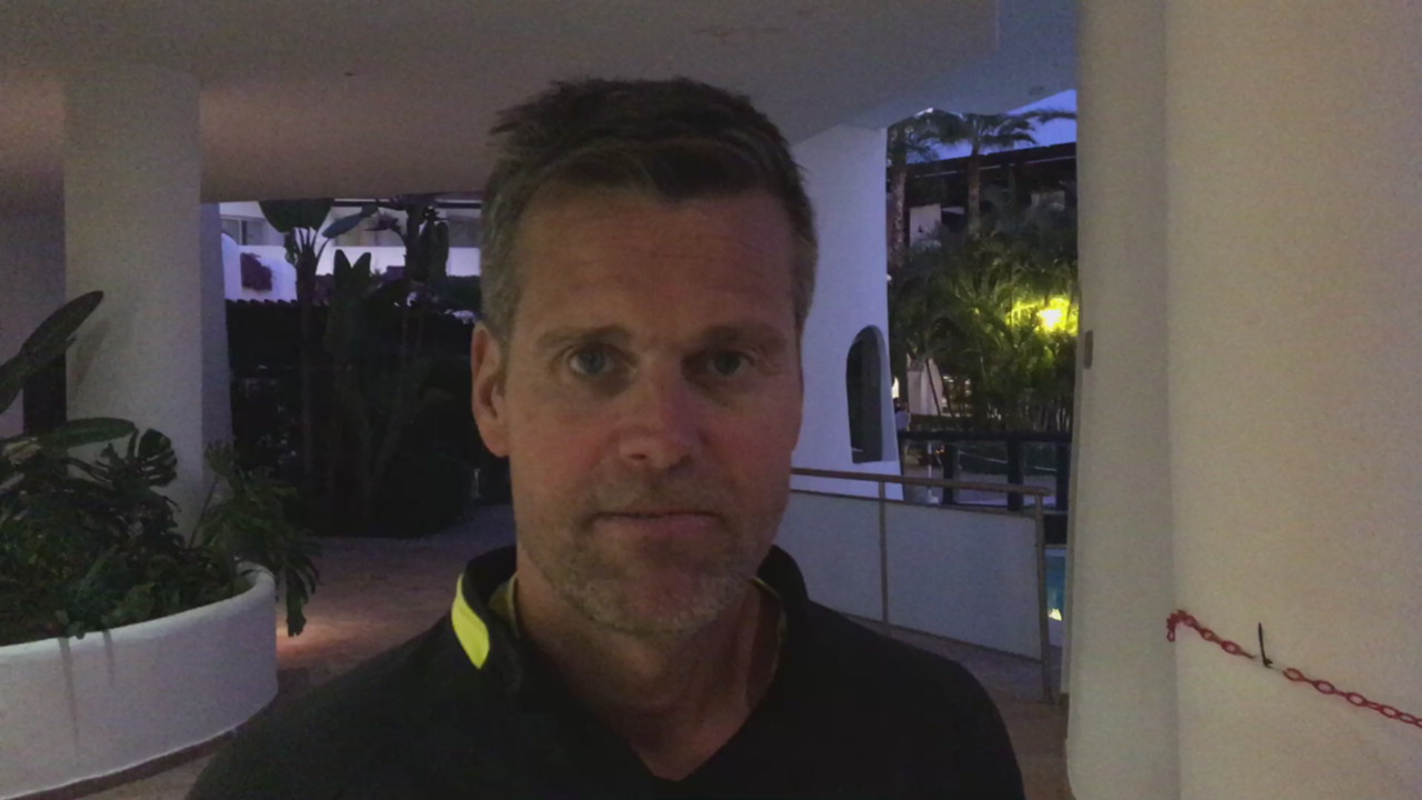 Kjetil Knutsen etter treningskampen mot Sandefjord